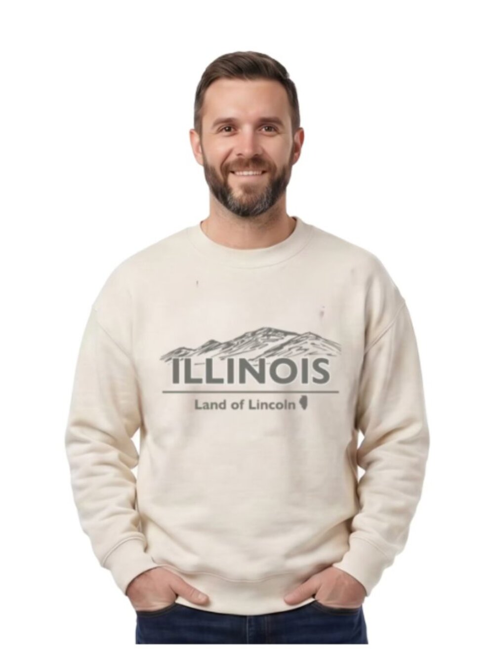 State of Mine Illinois State Fleece Sweatshirt